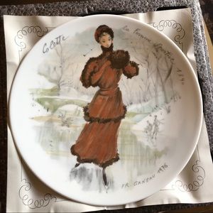 Limoges “Women of the Century” Plate - Colette